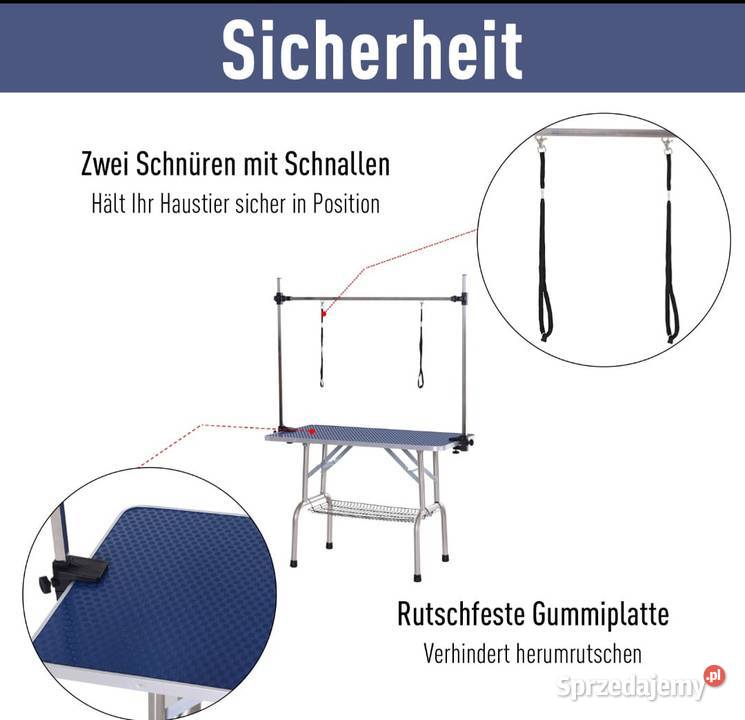 Stół trymerski z regulacją wysokości z dolnym Brzesko