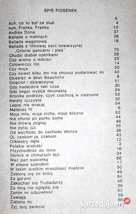 Rewia przebojów 4 Melodie i teksty Wanda Doleżal lubelskie Chełm