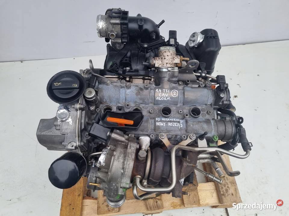 SILNIK VW Polo V GTI 14 TSI 180 72 CAV CAVE osobowe Silniki kompletne lubelskie Janów