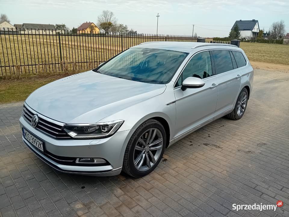 Sprzedam vw passat b8 240 4motion światła przeciwmgielne Myszyniec