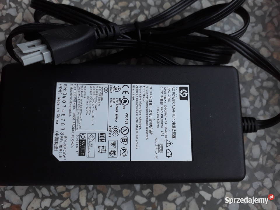 Zasilacz do drukarki HP atramentowa Sokółka