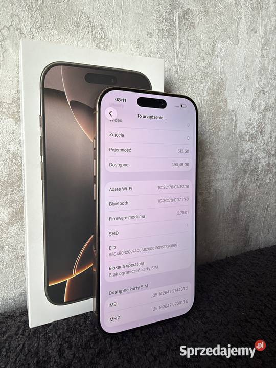 iPhone 16 Pro 512GB Idealny Stan Kalisz