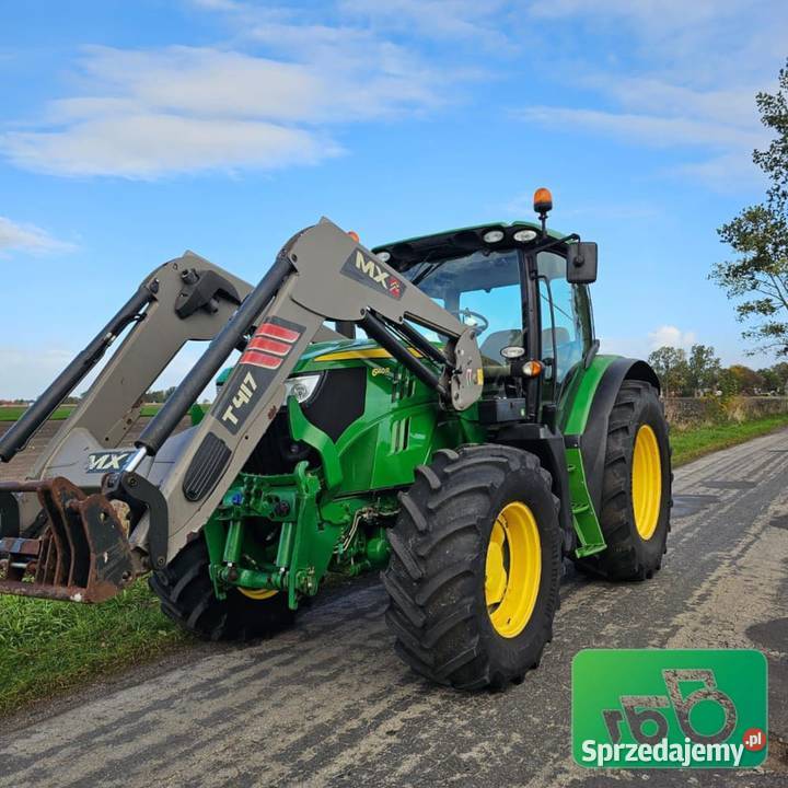 John Deere 6140R 2014 160 PowerQuad Ładowacz wielkopolskie Wilkowo