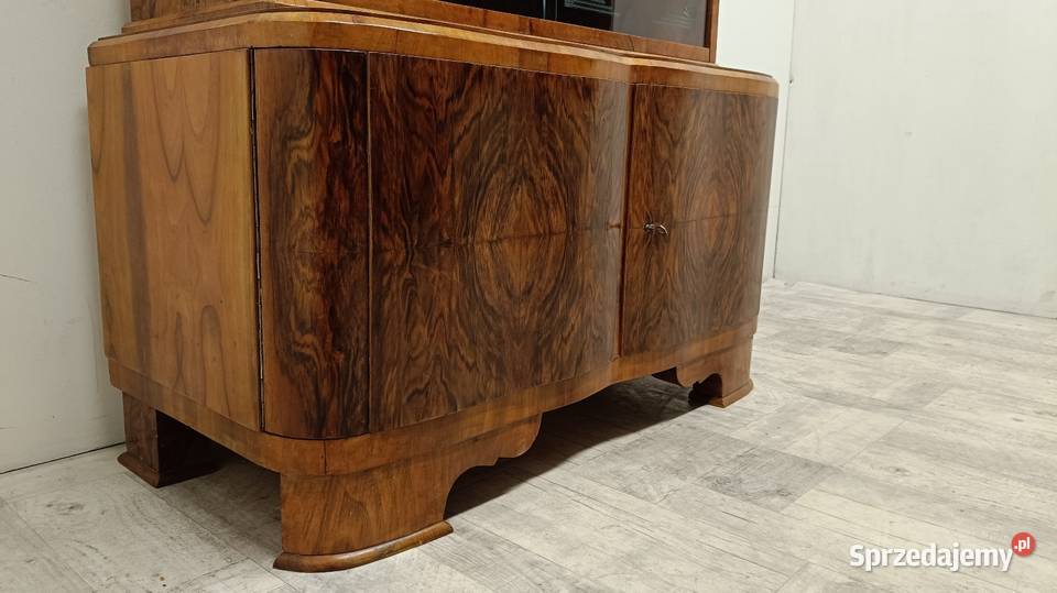 komoda bufet witryna art deco orzech vintage do Radomsko sprzedam