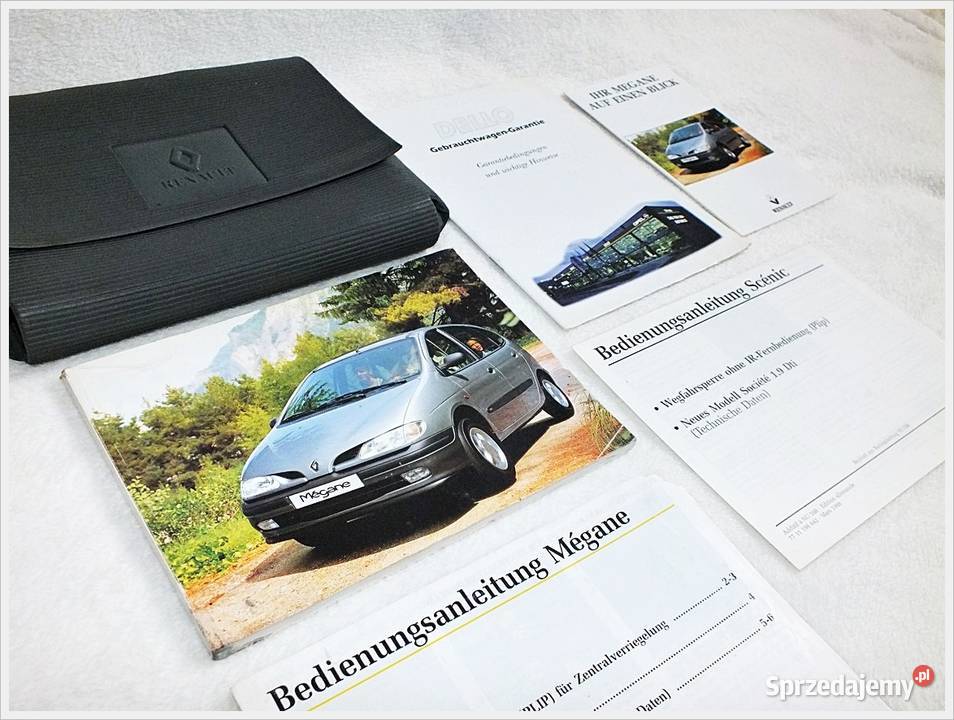 Renault MeganeScenic Futerał Dokumenty Żary