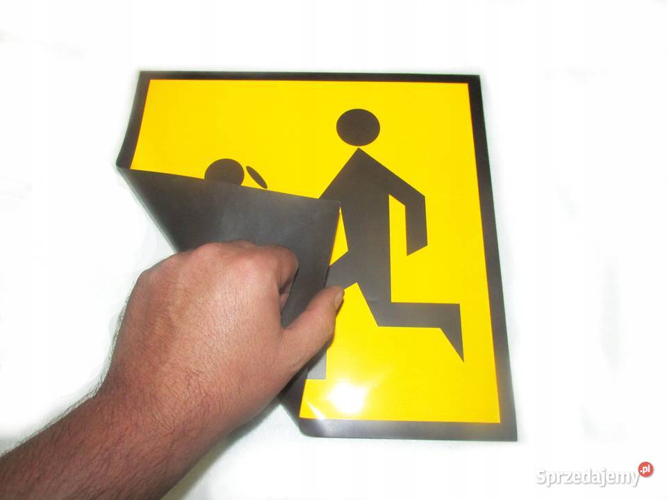 Tablica UWAGA DZIECI 30x30 magnes ODBLASK tył Tuning wizualny Kobierno sprzedam