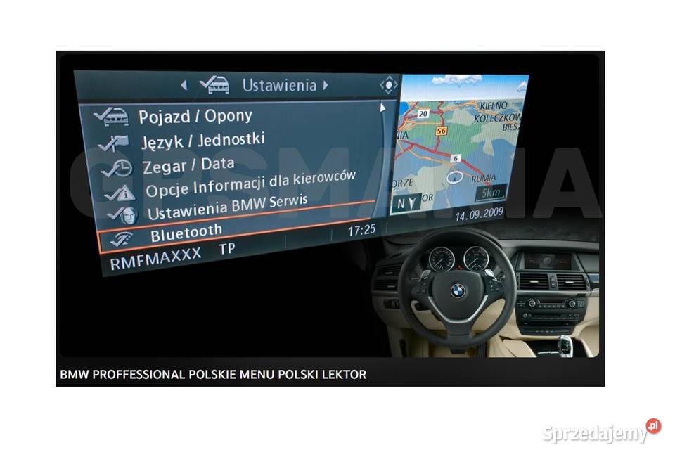 Nawigacja polskie menu lektor BMW 3D X6 X5 E60 Aleksandrów Łódzki