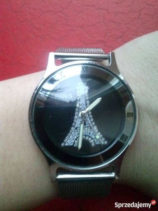 Piekny nowy zegarek z wieżą Eiffla damskie Wałcz