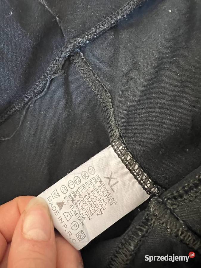 Legginsy rurki spodnie czarne Jasło sprzedam