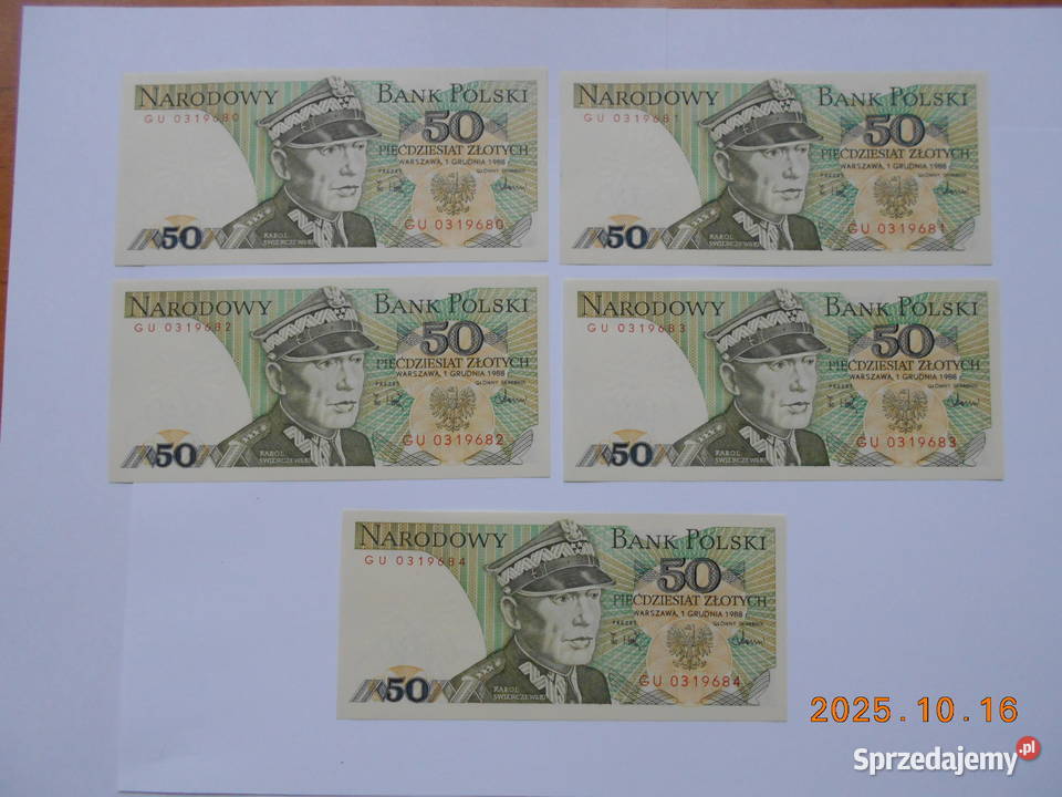 Sprzedam banknoty z PRLu Szczecin