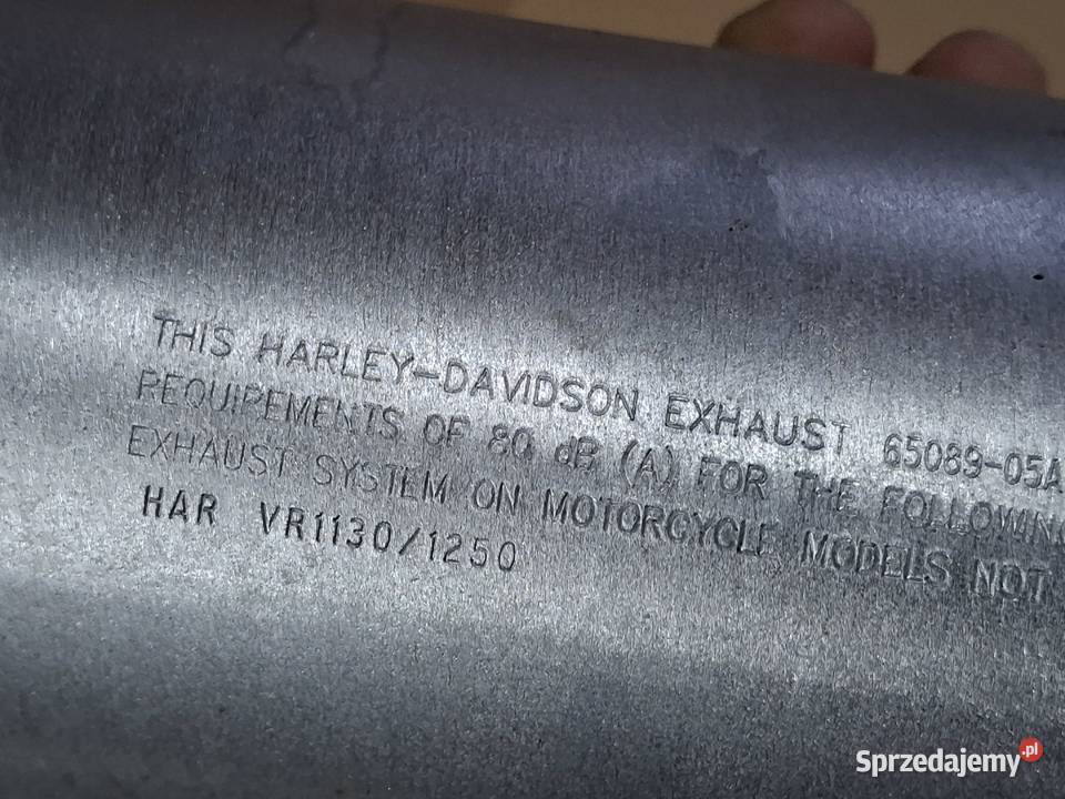 HARLEY DAVIDSON NIGHT ROD VROD TŁUMIK WYDECH Bieleń