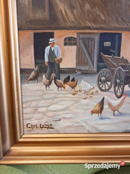 Obraz olejny na płótnie Nowy Dwór Gdański