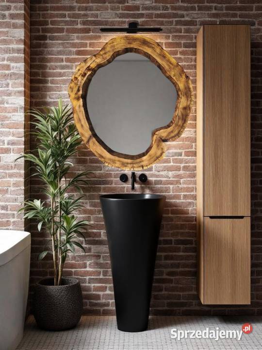 niebanalne drewniane lustra do nowoczesnej Lustra