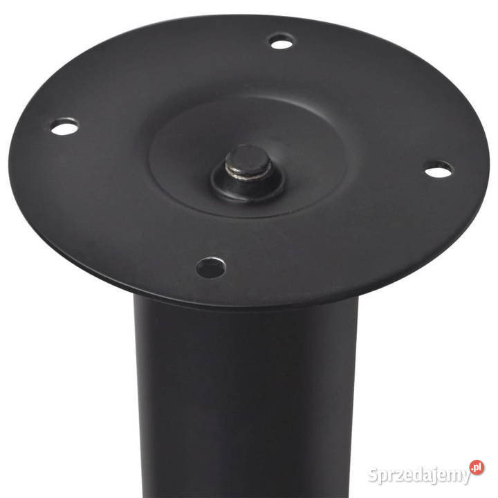 Teleskopowe nogi stołowe 2 czarne 710 mm1100 mm