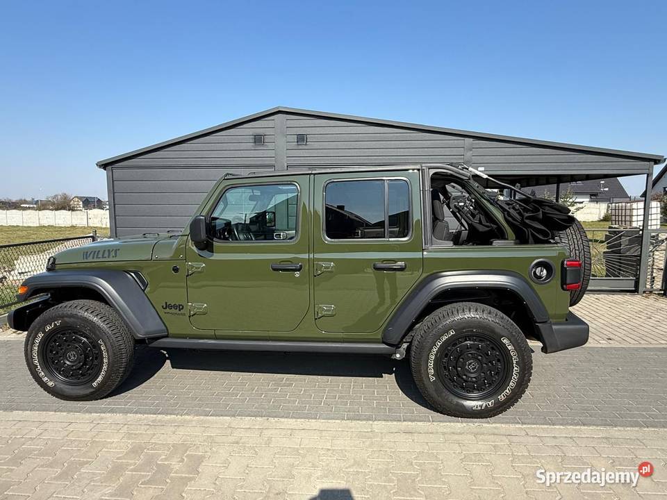 Jeep Wrangler IV 36 Willys V6 niski przebieg Ślesin