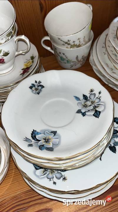 Filiżanka z talerzykiem Syg MZ Czechoslovakia Gdańsk