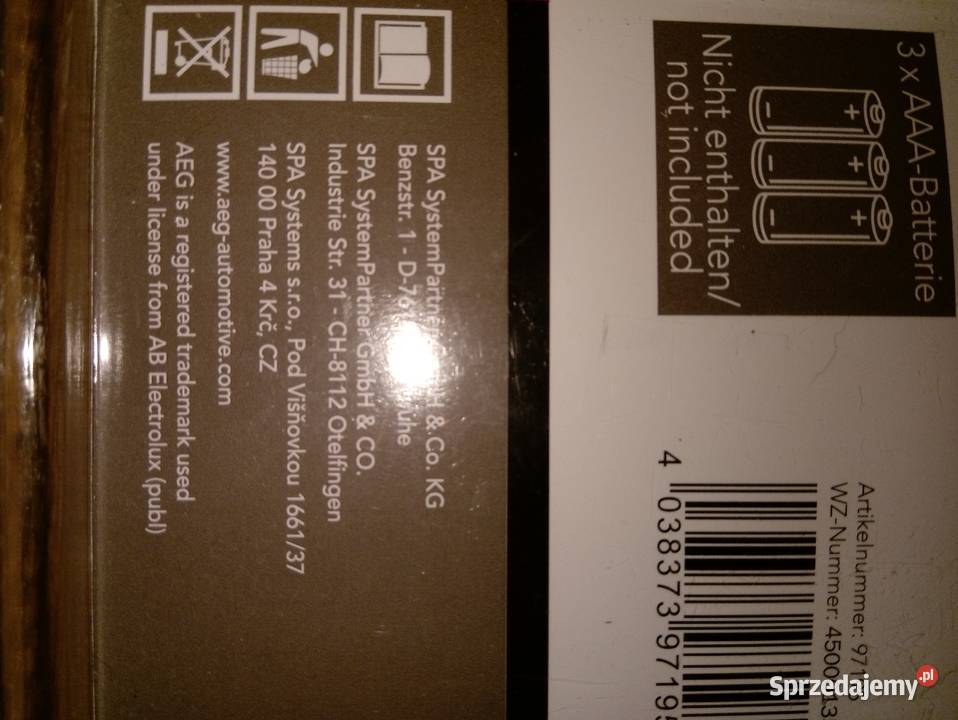 Lampa warsztatowa długopisowa LED AEG Mińsk Mazowiecki