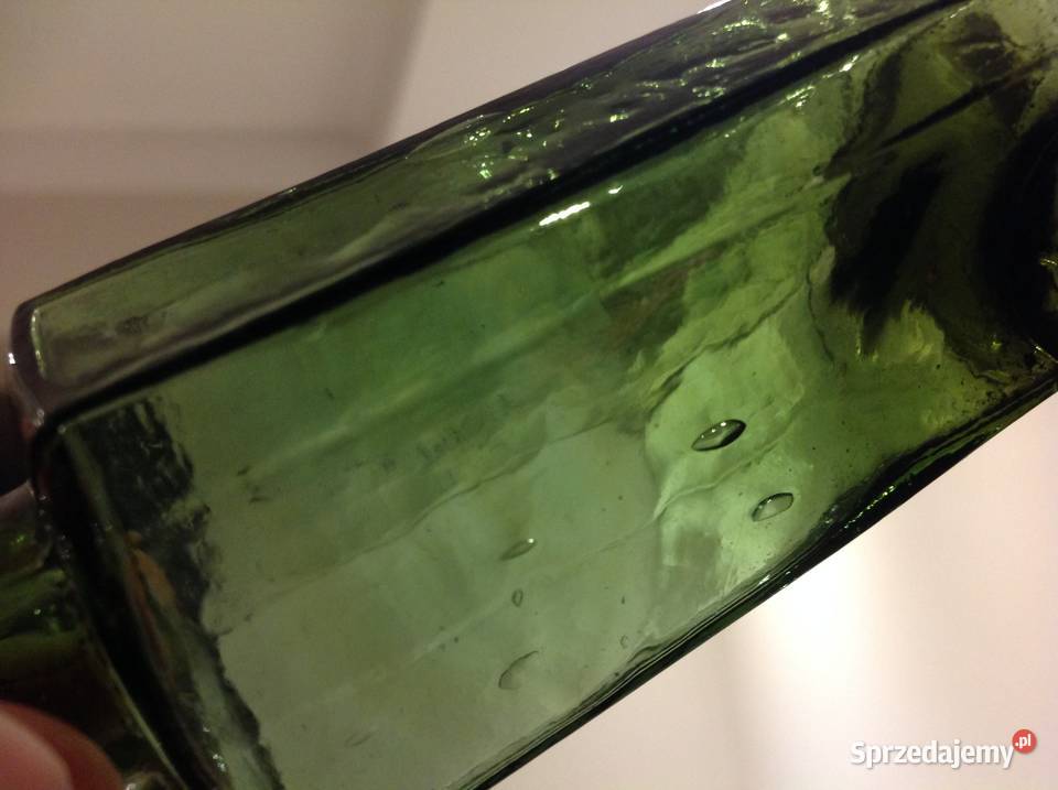 Buteleczka Szklana Niemiecka Apteczna Stara Nowa Sól