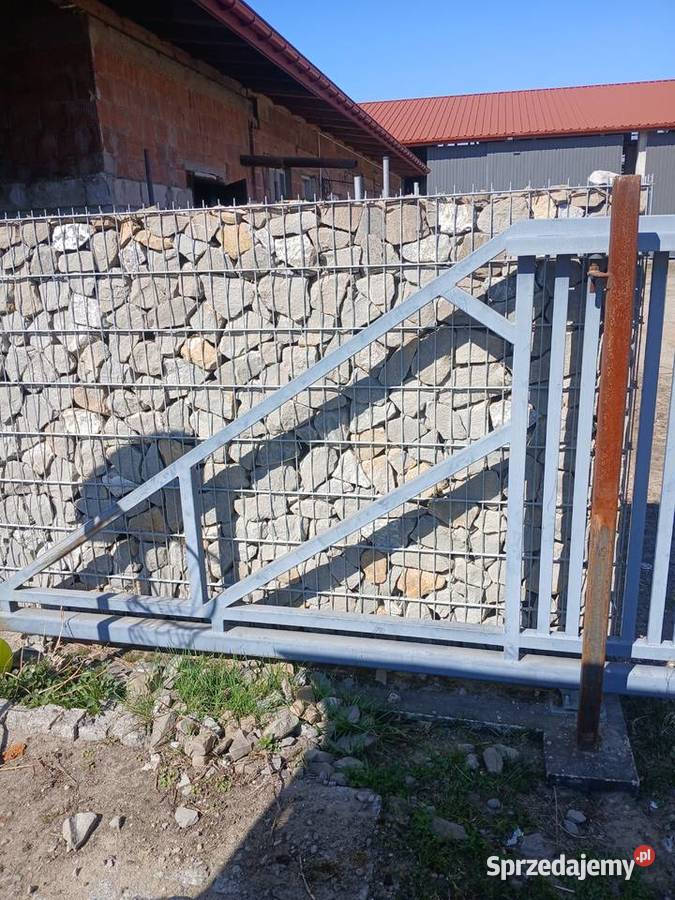 Brama przesuwna wjazdowa bramka kpl podkarpackie Staniszewskie