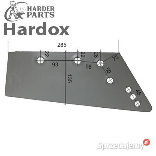 Lemiesz 300hektarów HARDOX 1115398P do pługa nieuszkodzony sprzedam
