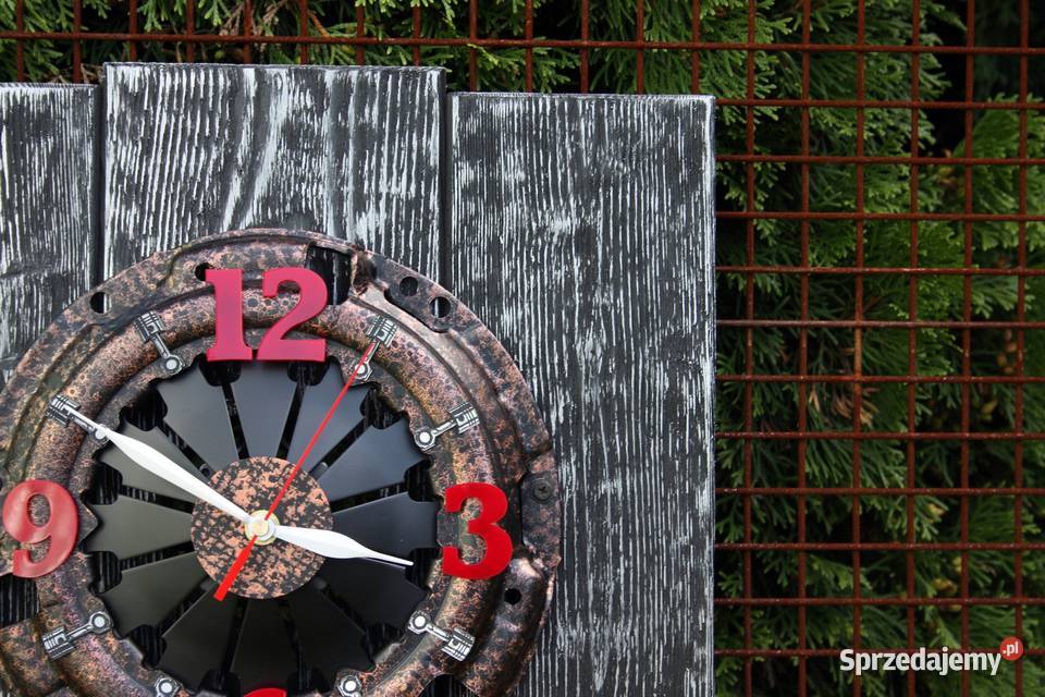 Duży moto zegar docisk sprzęgła patyna loft podkarpackie Dębica sprzedam