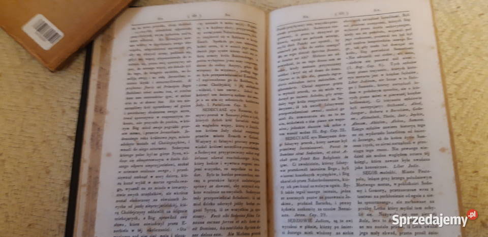 DYKCYONARZ BIBLIJNY T IV Kraków 1845 rzadkie Iwno