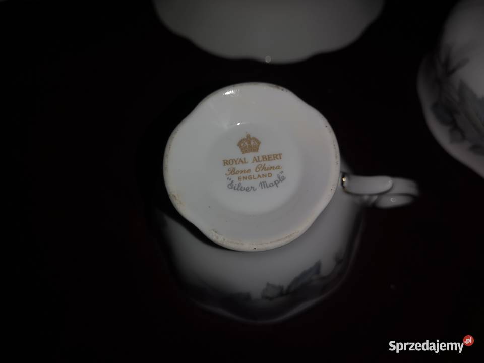 Serwis Royal Albert England Silver Maple Gdańsk sprzedam