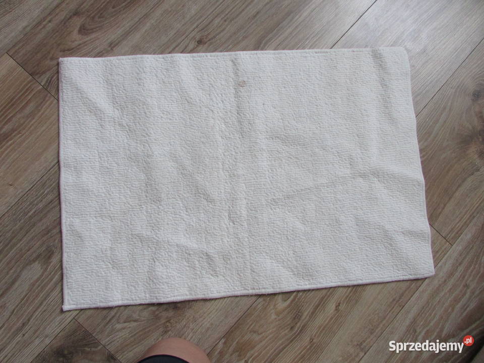 IKEA FINTSEN dywanik łazienkowy BIAŁY 40x60 biały Akcesoria łazienkowe Kraków