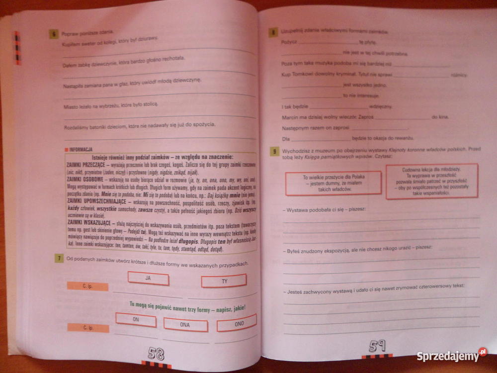 Nowa Przygoda z pisaniem - ćwiczenia klasa 1 gimnazjum - Sprzedajemy.pl
