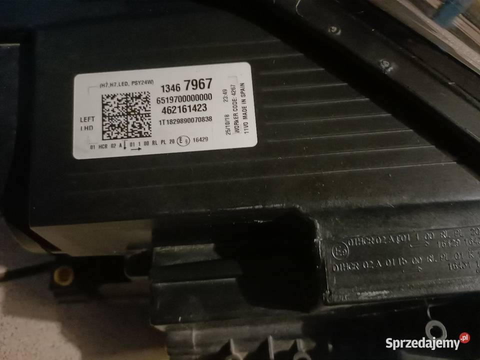 Lewa lampa opel Crosland X Rybnik sprzedam