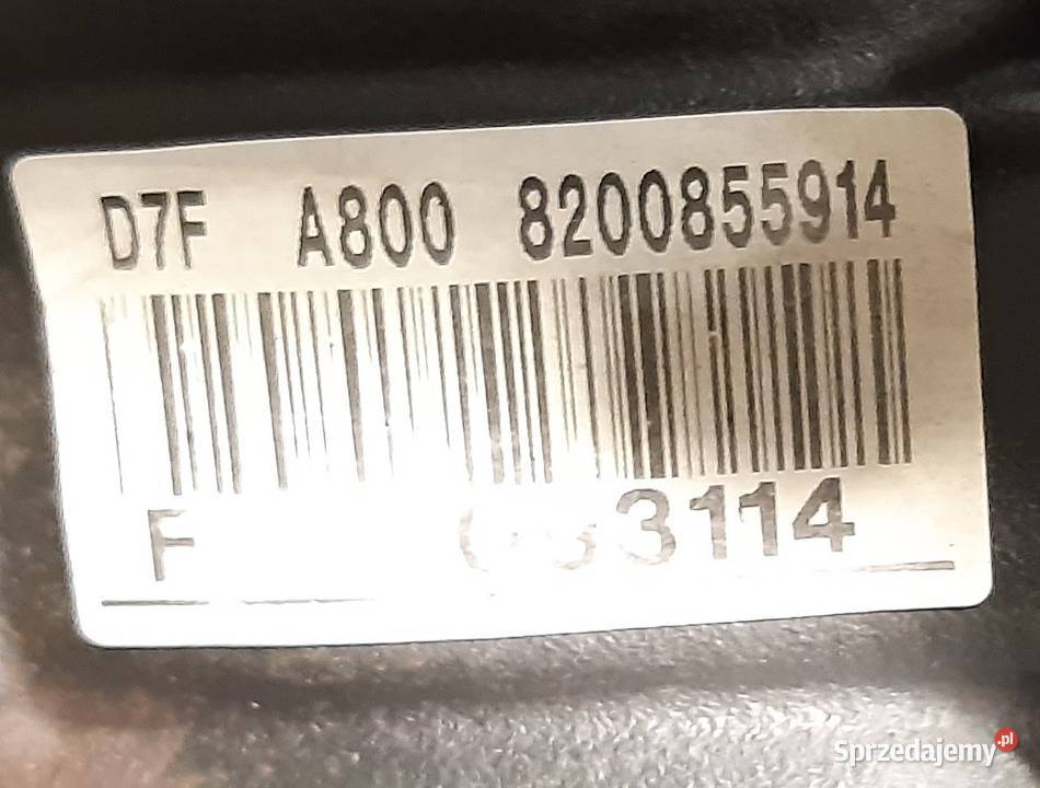 SILNIK RENAULT TWINGO II 12 8V D7F A800