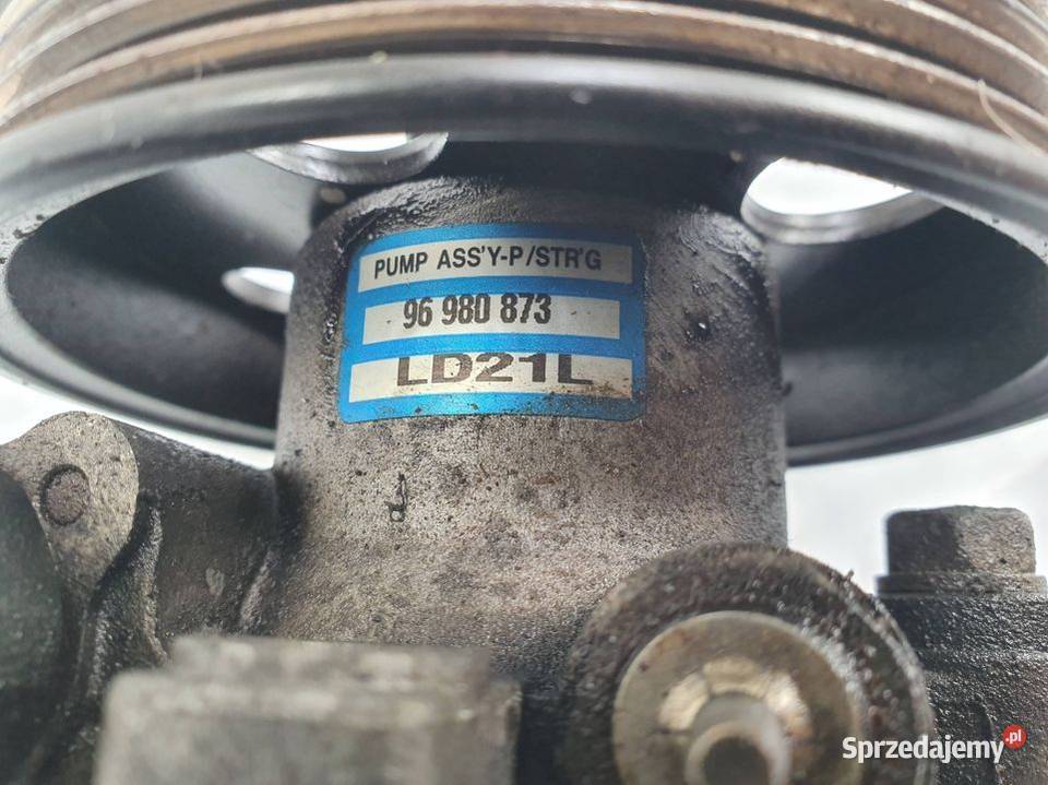 POMPA WSPOMAGANIA CHEVROLET SPARK 96980873 kujawsko-pomorskie