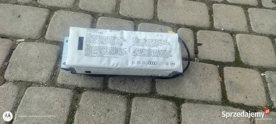 Poduszka airbag konsoli prawa strona pasażera A4 Lubin