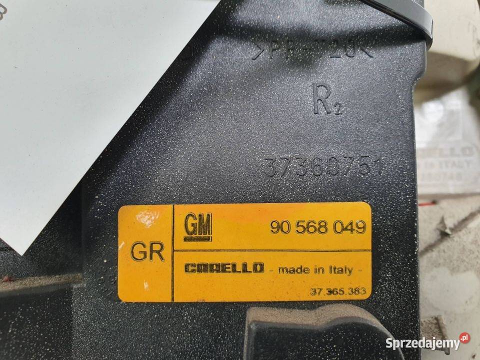 LAMPA PRAWA TYŁ OPEL VECTRA B 90568049 osobowe Lipno sprzedam