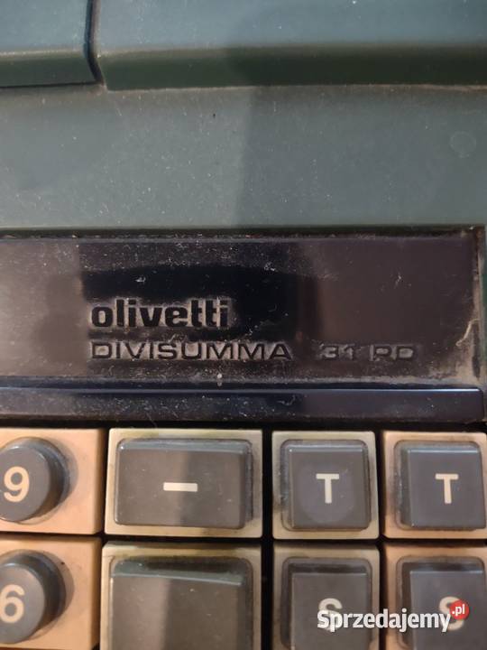 STARA LICZARKA KALKULATOR OLIVETTI DIVISUMMA