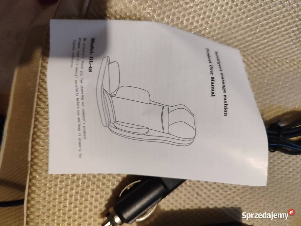 Fotel masujący Masażer nowy nie używany Września