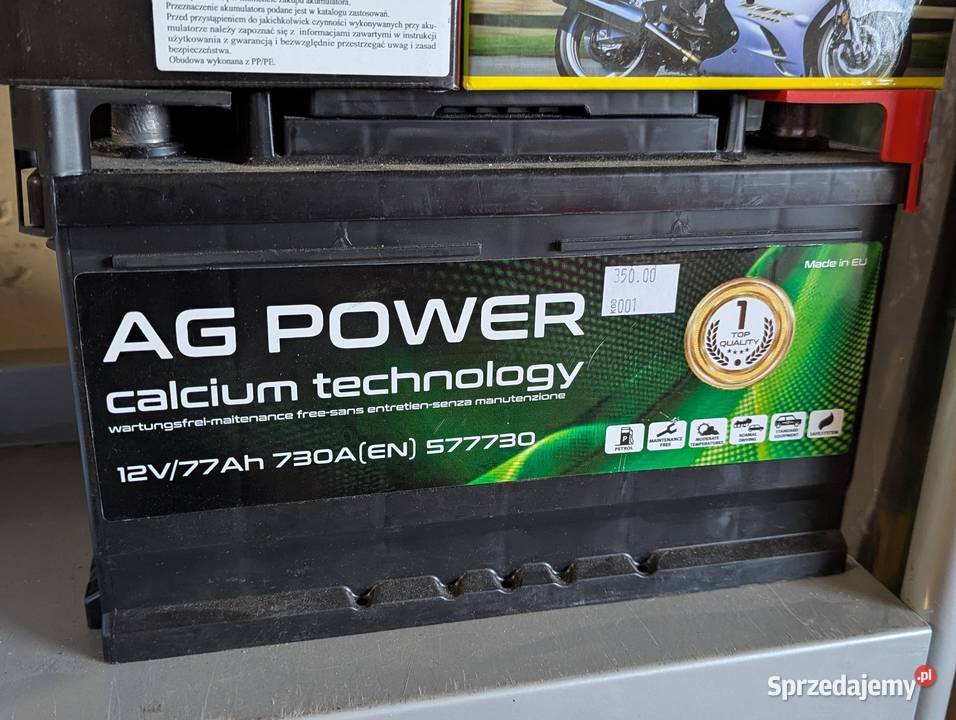 Akumulator 12V 77Ah diesel VW SKODA SEAT AUDI Akumulatory Łopuszno sprzedam