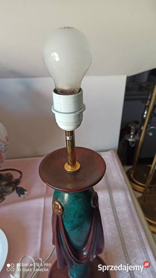 Lampa elektryczna Brąz z zielenią Pozostałe pomorskie sprzedam