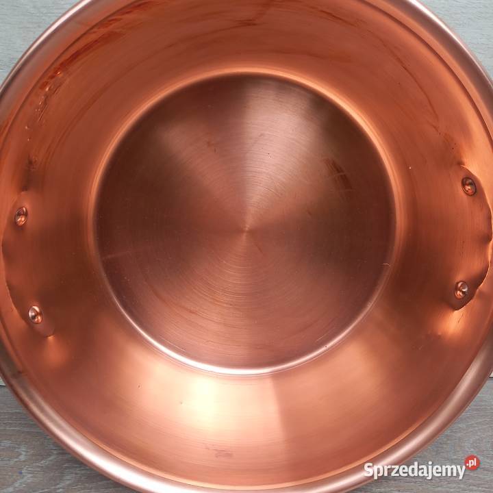 Miedziana misa miedziany garnek do konfitury poj