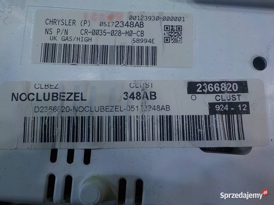 JEEP PATRIOT 24 B AUT 09r SUV 5D licznik zegary