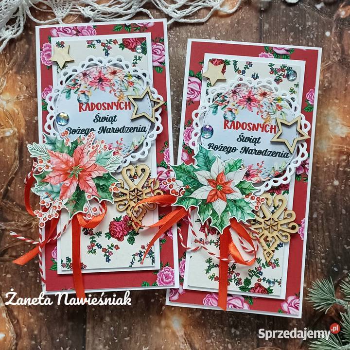 Kartki świąteczne z kopertą góralskie Boże małopolskie sprzedam