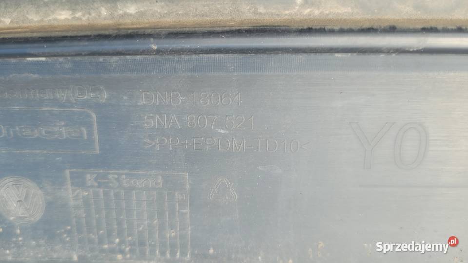 VW TIGUAN II ZDERZAK TYŁ DYFUZOR SPOILER osobowe Ruda Śląska sprzedam
