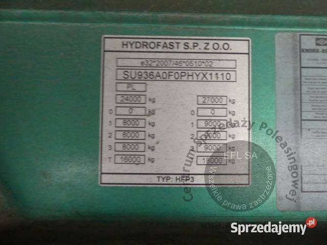 Przyczepa HYDROFAST HFP3 2023r Leśnictwo Magnice