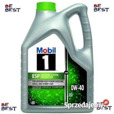 MOBIL OLEJ MOBIL 0W40 X3 ESP 5L syntetyczny olej mazowieckie Pomiechówek sprzedam