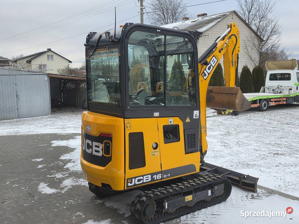 JCB 16 C1 mini koparka 3 łyżki szybkozłącze nie Motoryzacja świętokrzyskie Bieliny