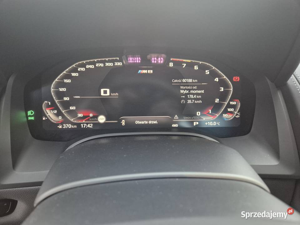 BMW M8 COMPETITION 60tkm 600 komputer pokładowy małopolskie Jaśkowice sprzedam