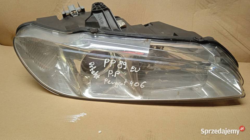 PEUGEOT 406 LAMPA PRZÓD PRAWY EU wielkopolskie