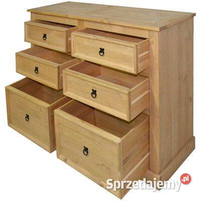 Komoda z sosny meksykański styl Corona 110x43x81 mazowieckie Warszawa