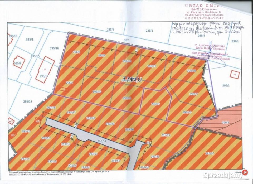 Sprzedam działki w Sasinie koło Łeby sprzedam