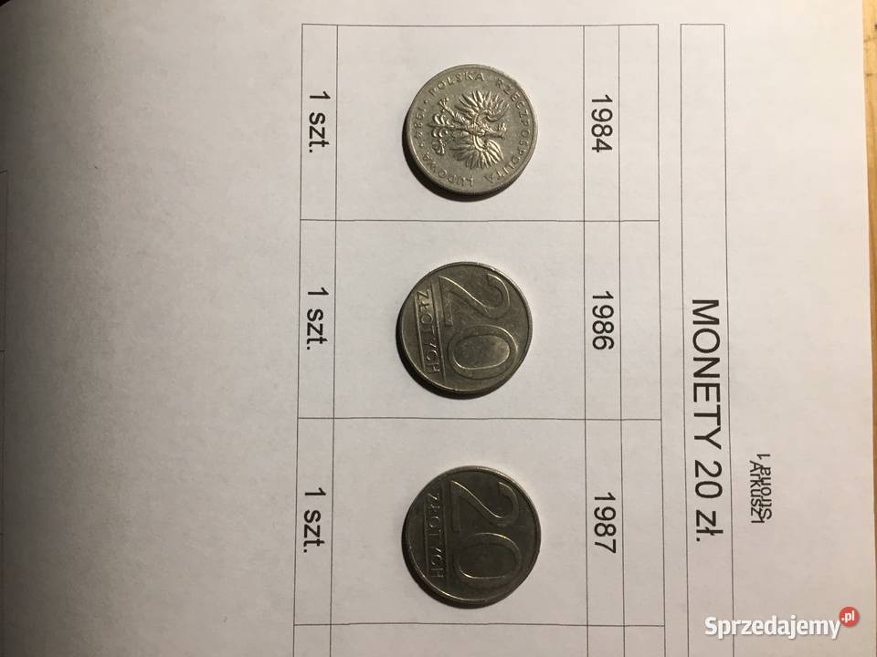 Monety polskie z epoki komunizmu